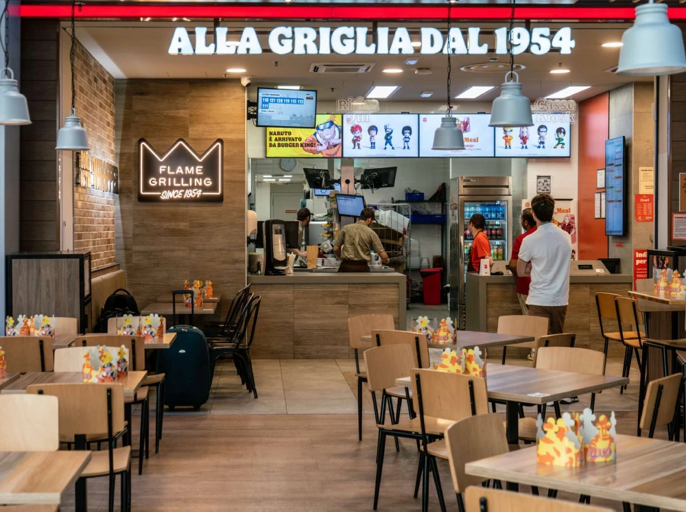 negozio burger king centro commerciale lingotto