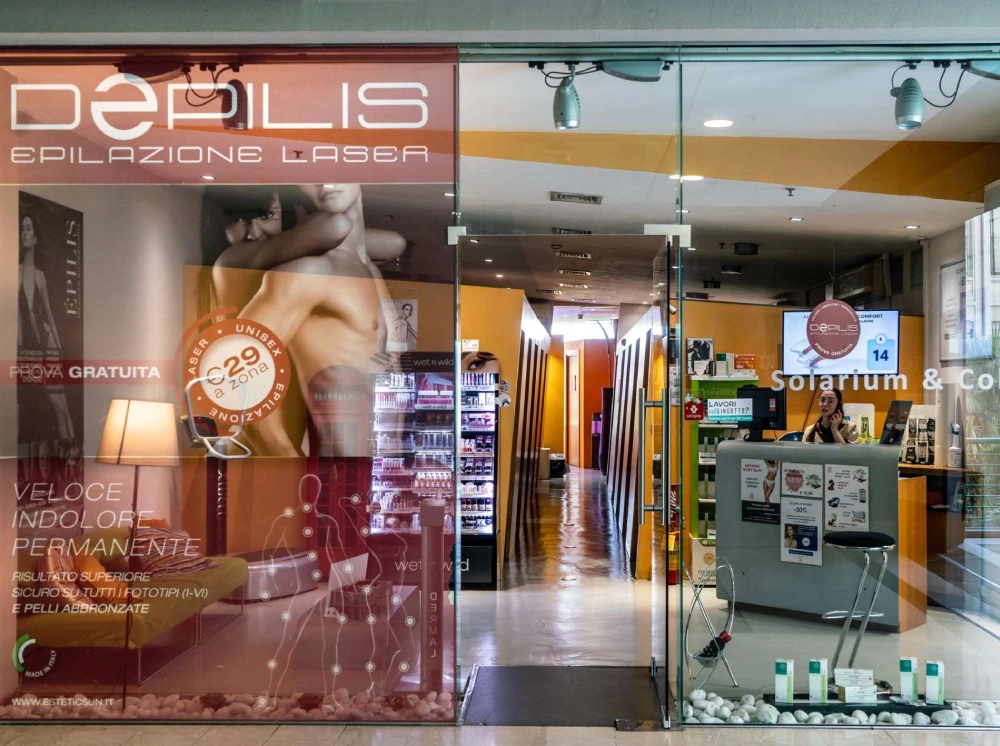 negozio solarium centro commerciale lingotto
