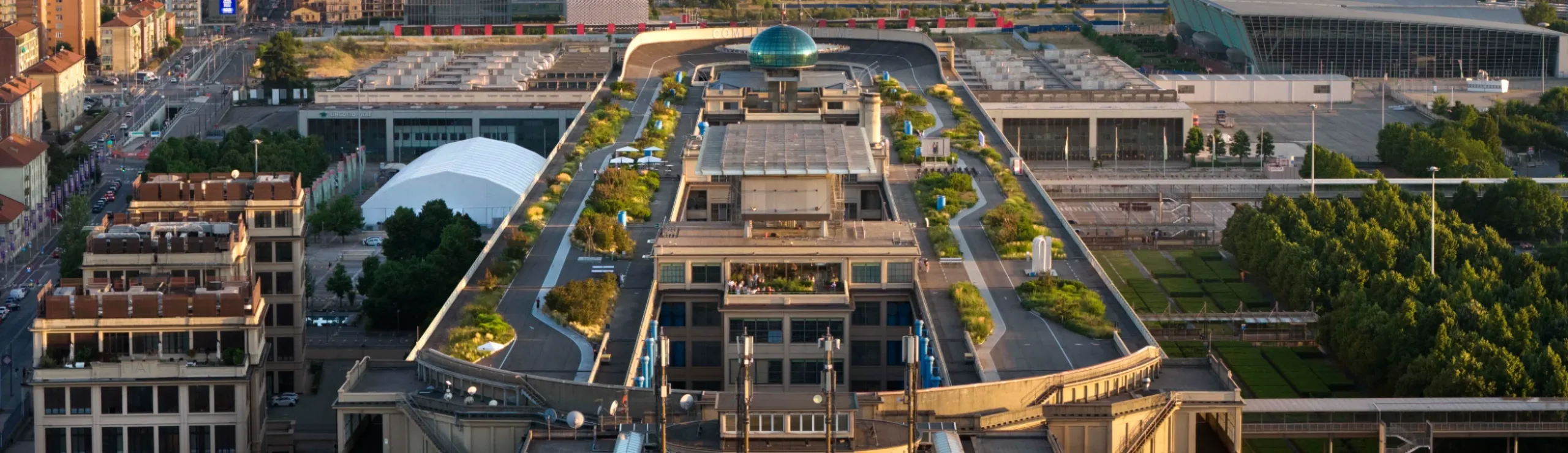 vista aerea del lingotto