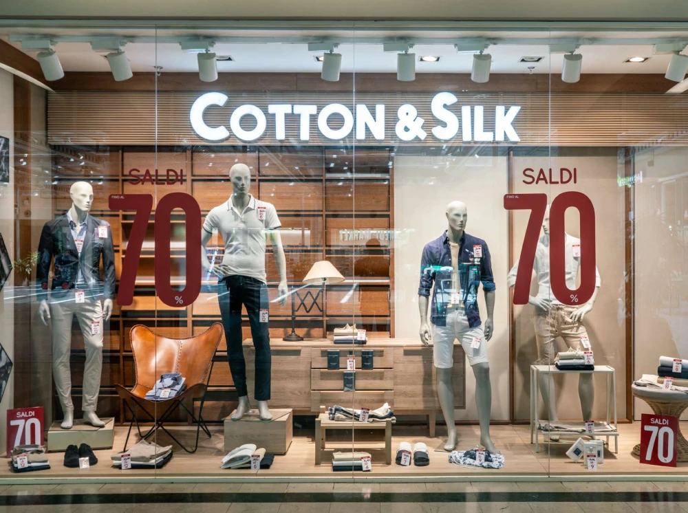 negozio cotton silk centro commerciale lingotto