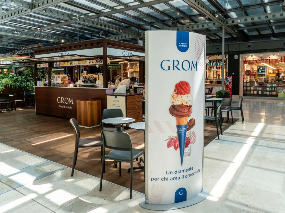 negozio grom centro commerciale lingotto