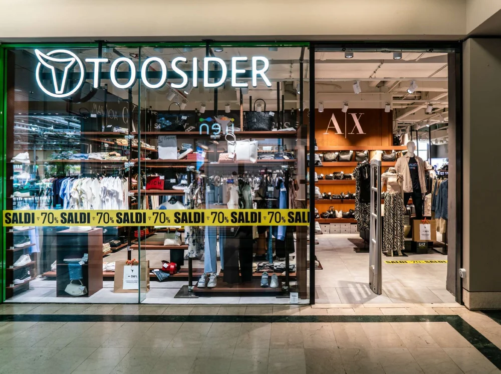 negozio toosider centro commerciale lingotto