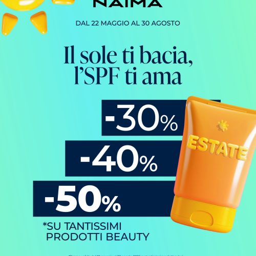 Il sole ti bacia, l’SPF ti ama 💛